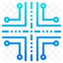 Routing Netzwerk Datenbank Symbol