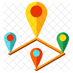 Routing Icon - Download in Isometric Style