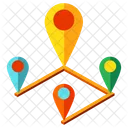 Routing Navigation Location Icon