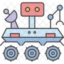 Exploration Robot Rover Icon