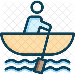 Row Boat  Icon