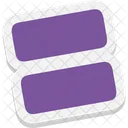 Row Horizontal Grid Element Icon