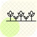 植物の列 アイコン