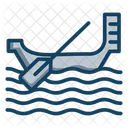 Rowing Water Sports Water Rafting Icon