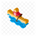 Competition Boat Paddle Icon