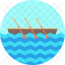 Rowing Sailing Boating Icon