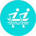 Rowing Vacation Holiday Icon