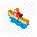 Competition Boat Paddle Icon