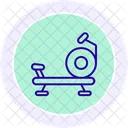 Rowing Machine Line Icon Icon