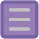 Rows Web Layout Icon