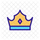 Crown Contour Royal Icon