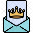 Invitation Card King Icon