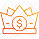 Royalties Dinheiro Coroa Ícone