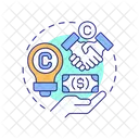 Royalty payments  Icon