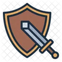 Rpg Fight Shield Icon