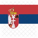 Rs Serbia Banderas Iso Icono