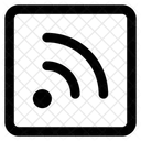 プログラミング RSS スクエア ワイヤレス RSS フィード スクエア 送信 ブロードキャスト アイコン