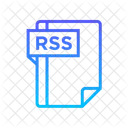 RSS Datei RSS Dateien Und Ordner Symbol