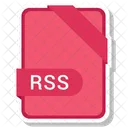 Rss File Document Icon