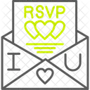 Rsvp Invitation Card Icon