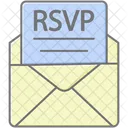 Rsvp Lineal Color Icon Icône