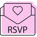 RSVP Einladung Gaste Symbol