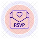 RSVP Einladung Gaste Symbol
