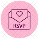 RSVP Einladung Gaste Symbol