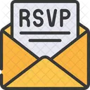 Rsvp Letter Invitation Icon