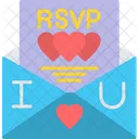 Rsvp Invitation Card Icon