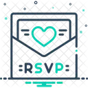Rsvp Card Invitation Icon
