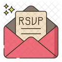 Rsvp Happy Birthday Birthday Invitation Icon