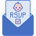 Rsvp Happy Birthday Celebration Icon