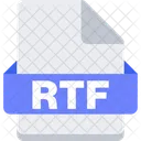 Rtf Fichier Format Icône