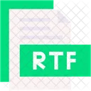 Rtf Format Type Icon