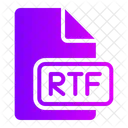 Rtf Rtf File Rtf Format Icon