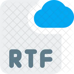 Rtf Cloud File  Icon