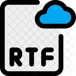 Rtf Cloud File  Icon