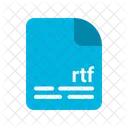 Rtf Datei Datei Dokument Symbol