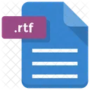 Rtf Datei Blatt Symbol