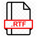 Rtf Erweiterung Datei Symbol