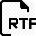 Rtf Datei Dokument Symbol