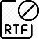 Rtf Datei Verboten Rtf Datei Verboten Datei Symbol