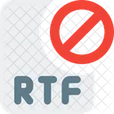 Rtf Datei Verboten Rtf Datei Verboten Datei Symbol