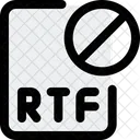 Rtf Datei Verboten Rtf Datei Verboten Datei Symbol