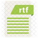 Rtf File Formats Icon