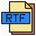 Rtf File Format Type Icon