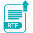 RTF 파일 형식 아이콘