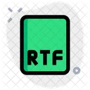 RTF 파일  아이콘