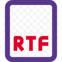 Rtf File Rtf Format Icon